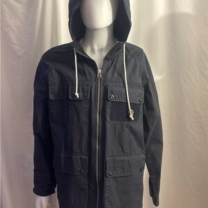 Jack Spade Dark Gray Hooded Jacket